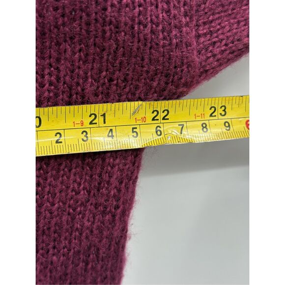 Wooden Ships Sweater Roll Neck Women XS Purple Maroon Pullover‎ Mohair Wool - Picture 8 of 9